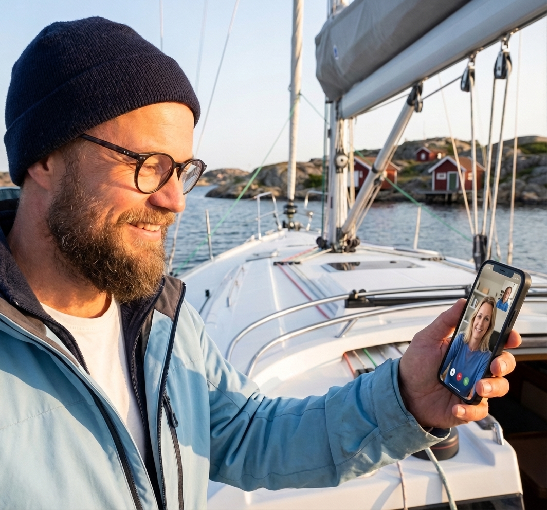 Video Assistance: Let's Check the Boat Together